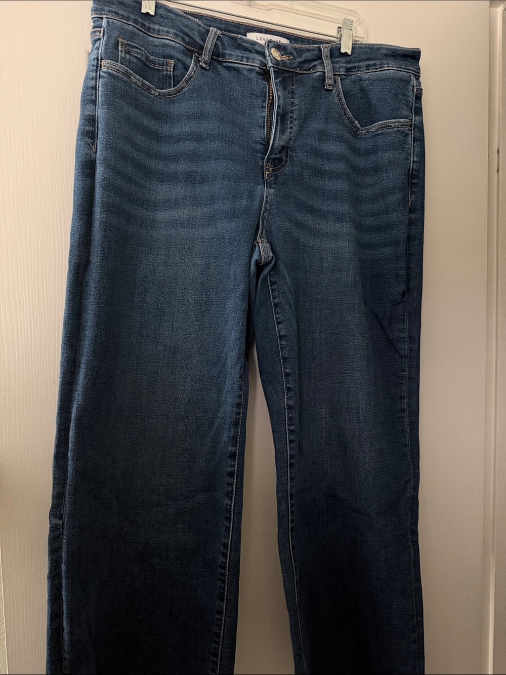 Lovervet | High Rise Raw Hem Straight Jeans